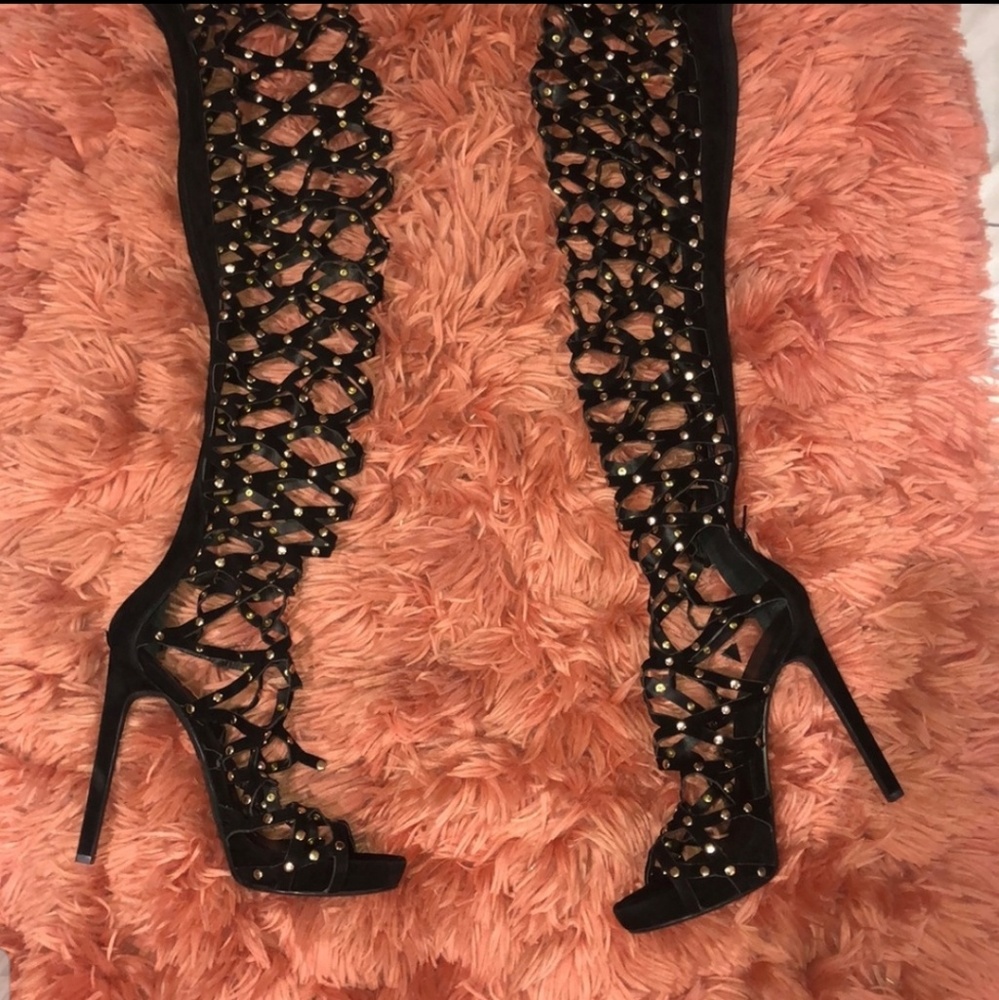 Gladiator Thigh High Heels
